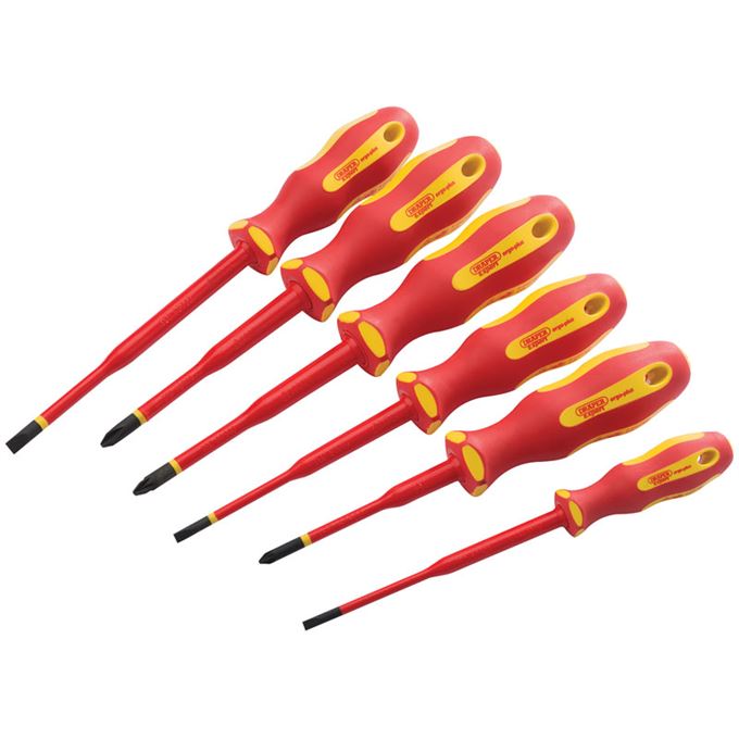 Ergo Plus® Slimline VDE Approved Fully Insulated Screwdrivers (6 Piece)