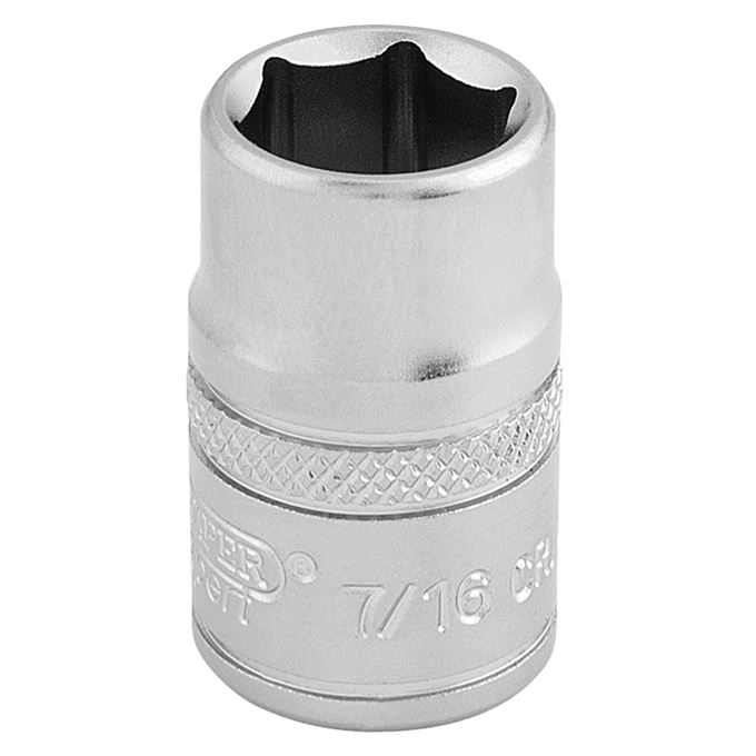 3/8" Square Drive 6 Point Imperial Socket (7/16")