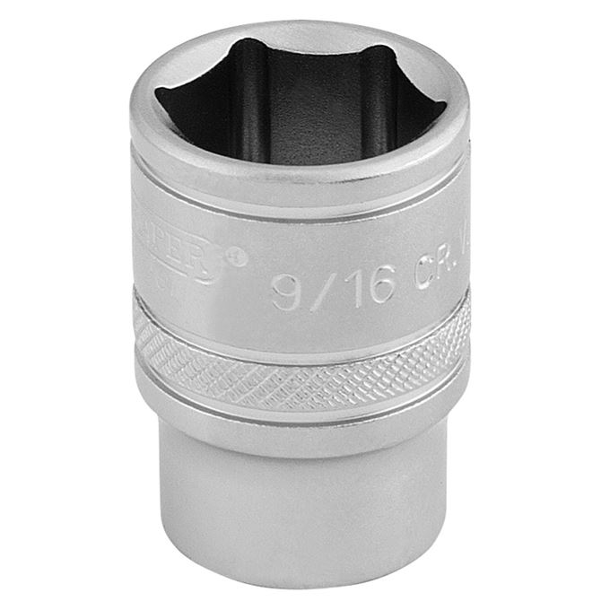 3/8" Square Drive 6 Point Imperial Socket (9/16")