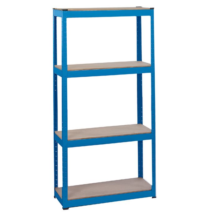 Steel Shelving Unit - Four Shelves (L760 x W300 x H1520mm)