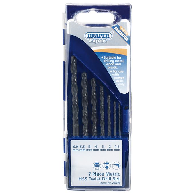 hss drill set 1.5-6.5 7pc