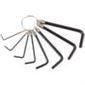 mm hexagon key set on ring 8pc