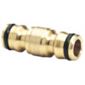 brass double male connector