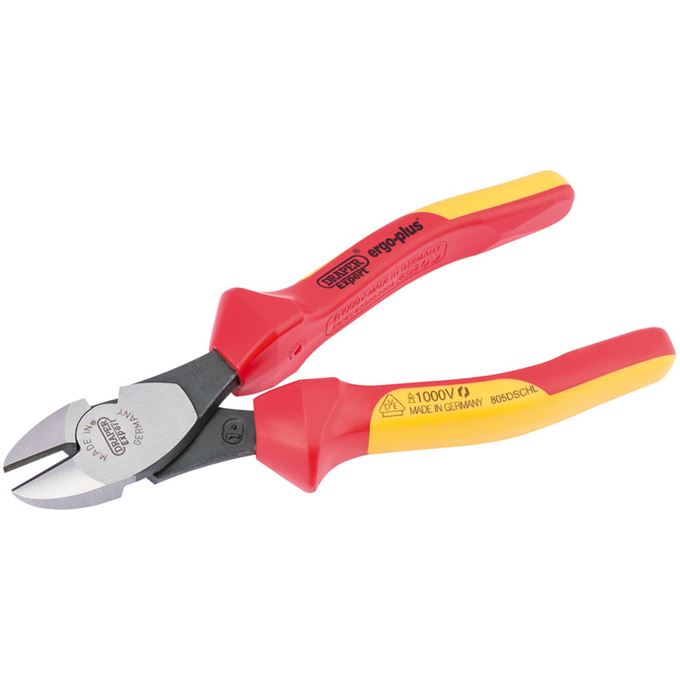 Expert 180mm Ergo Plus® Fully Insulated High Leverage VDE Diagonal Side Cutters