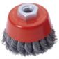 60mm twist knot cup brush m14