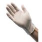 Bx 10 white latex gloves l