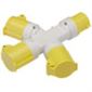 110v 3 way splitter 16a