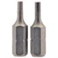 2pc 25mm 2.5mm hex s/d bit
