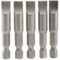 5pc 50mm 8.0mm p.slot.s/d bit