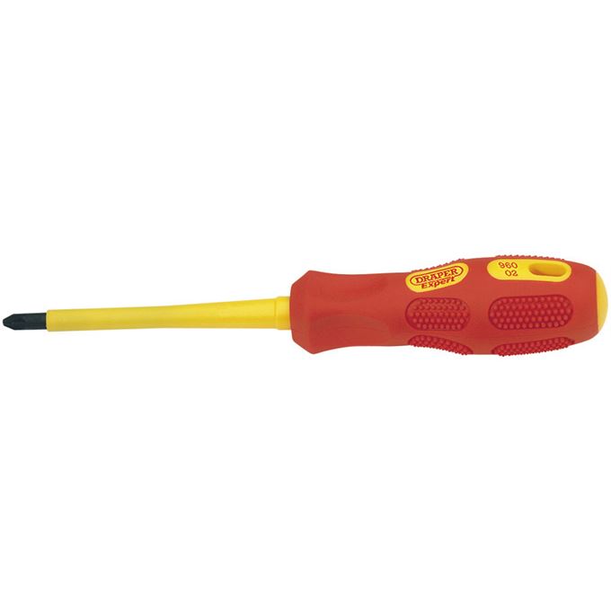 No 2 x 100mm Fully Insulated PZ Type Screwdriver (Sold Loose)