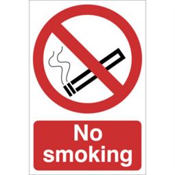 no smoking sign medium