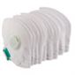 ffp2 fold flat filt+valve 10pc