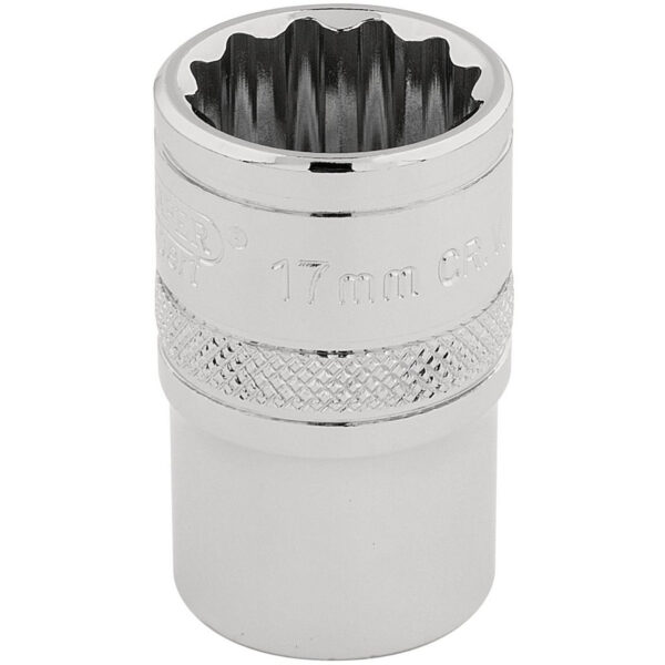 Draper HI-TORQ® Cheie Tubulara 17mm, Bihexagonala, Patrat De Antrenare 1/2"
