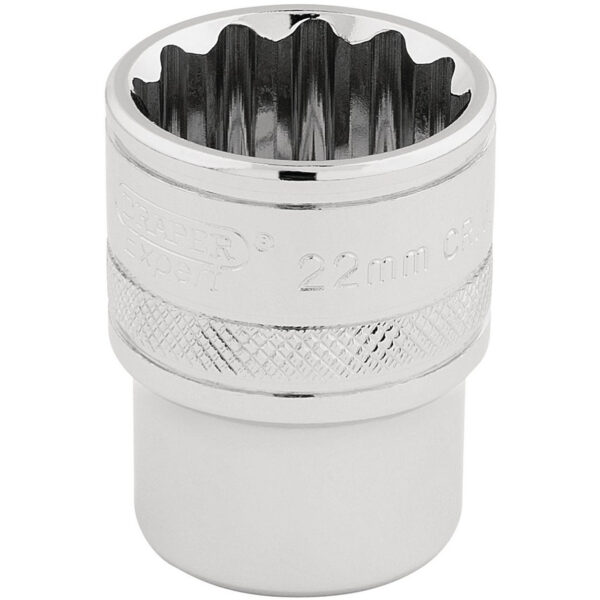 Draper HI-TORQ® Cheie Tubulara 22mm, Bihexagonala, Patrat De Antrenare 1/2"