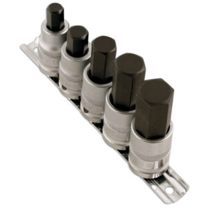 Alternative view of Hex Socket Bit Set 1/2"D 5pc