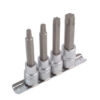 Long Star Socket Bit Set 1/2"D 4pc