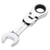 Draper HI-TORQ® Metric Stubby Flexible Head Ratchet Combination Spanner, 15mm