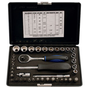 Alldrive Socket & Bit Set 1/4"D 40pc