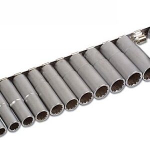 Bi-Hex Deep Socket 1/2"D Set 15pc