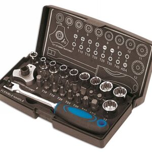 Alldrive Socket & Bit Set 1/4"D 28pc