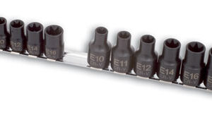 Impact Star Socket Set 3/8"D, 1/2"D 17pc