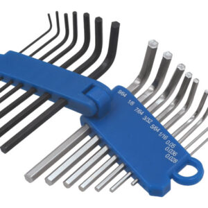 Miniature Metric & Imperial Hex Key Set 16pc