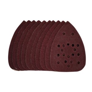 Detail Sanding Sheets with Hook and Loop, 140mm, 40 Grit, SSD3 (Pack of 10)