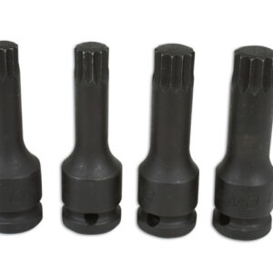 Spline Bit Set 1/2"D 4pc