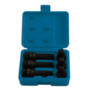 Spline Bit Set 1/2"D 6pc