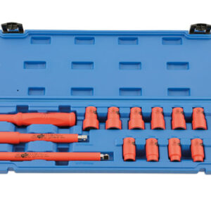 Insulated Socket Set 3/8"D 17pc