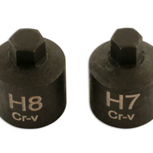 Hex Bit Set 3/8"D 2pc