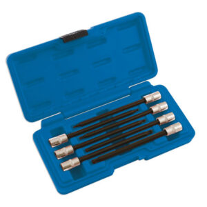 Alternative view of Long Tamperproof Ball End Star Socket Bit Set 1/4"D 7pc