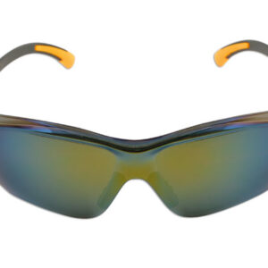 Safety Glasses - Black/Mirrored