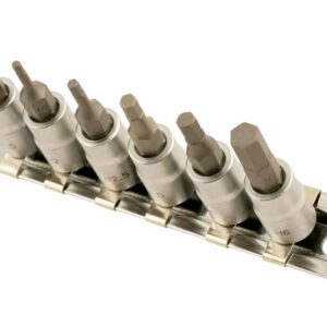 Alternative view of Hex Socket Bit Set 1/4"D 6pc