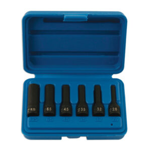 Glow Plug Electrode Removal Sockets 1/4"D 6pc