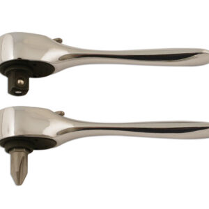 Micro Ratchet Set 1/4"D 2pc