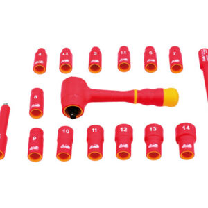 Insulated Socket Set 1/4"D 18pc