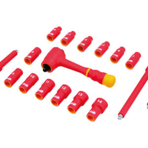 Alternative view of Insulated Socket Set 1/4"D 18pc