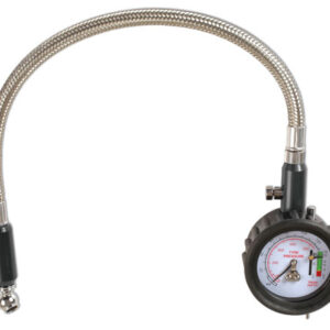 Tyre Pressure & Tread Gauge with Flexi Hose