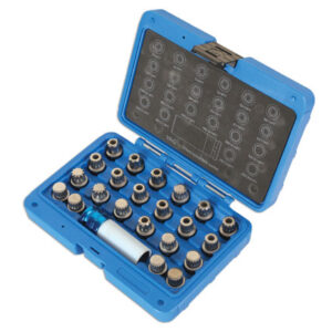 Alternative view of Locking Wheel Nut Key Set 23pc - for VAG