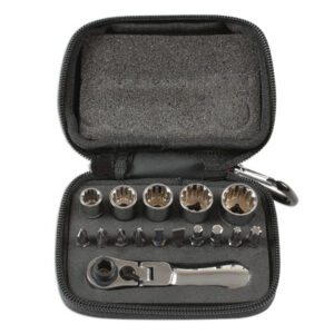 Alldrive Socket & Bit Set 1/4"D 16pc