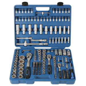 Socket Set 1/4"D, 3/8"D, 1/2"D 171pc