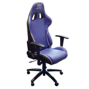 Alternative view of Laser Tools Racing Chair - Blue with White Piping