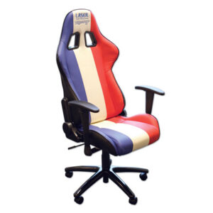 Alternative view of Laser Tools Racing Chair - Red, White & Blue