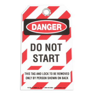 Safety Tag - DO NOT START