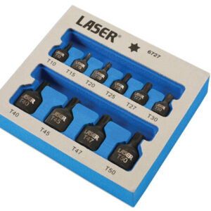 Alternative view of Low Profile Impact Star Socket Bit Set 1/4"D, 3/8"D 10pc