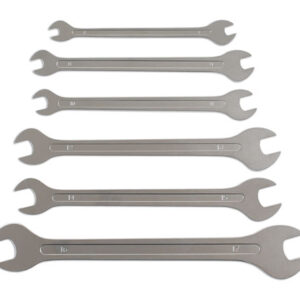 Ultra Thin Open Ended Spanner Set 6pc