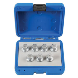 Locking Wheel Nut Key Set 7pc - for Vauxhall, Opel