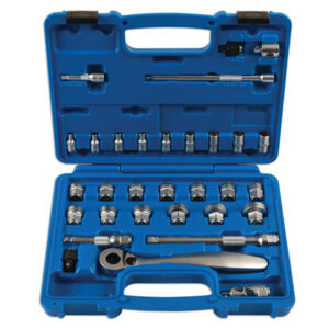 Low Profile/Dual Drive Socket Set 31pc