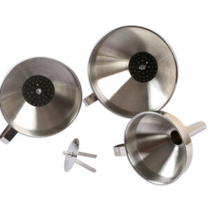 Stainless Steel Funnel Set 3pc